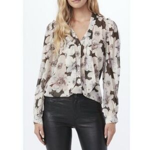 NWT Paige Giada Tie Neck Blouse
